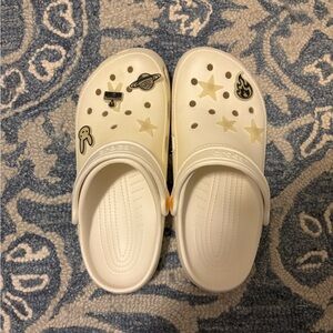 Bad bunny white crocs